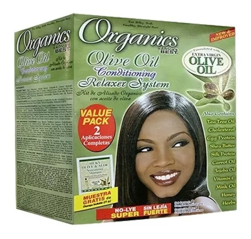 Crema Alisadora Organics Olive Oil Kit Viva Cabello